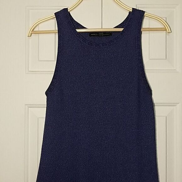 WHITE House Black Market Sparkly Sweater Tank - Picture 1 of 7
